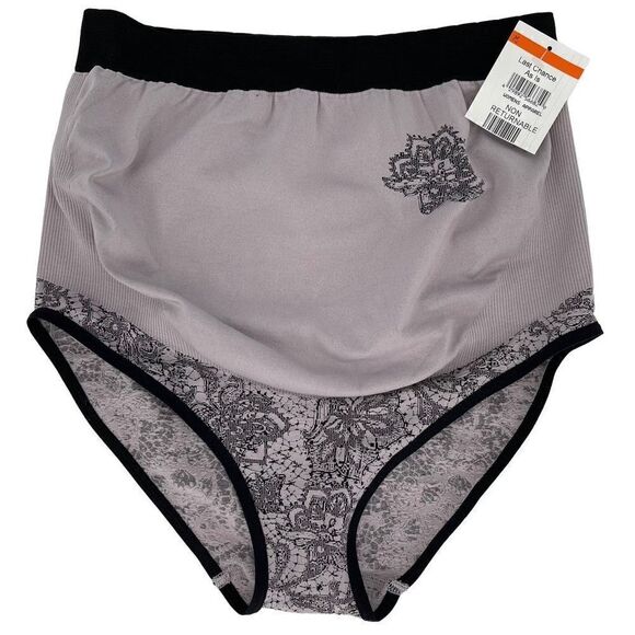 Cache Coeur Illusion Lace Jacquard Maternity Maxi Briefs Lace Violine Small NWT - Picture 3 of 5
